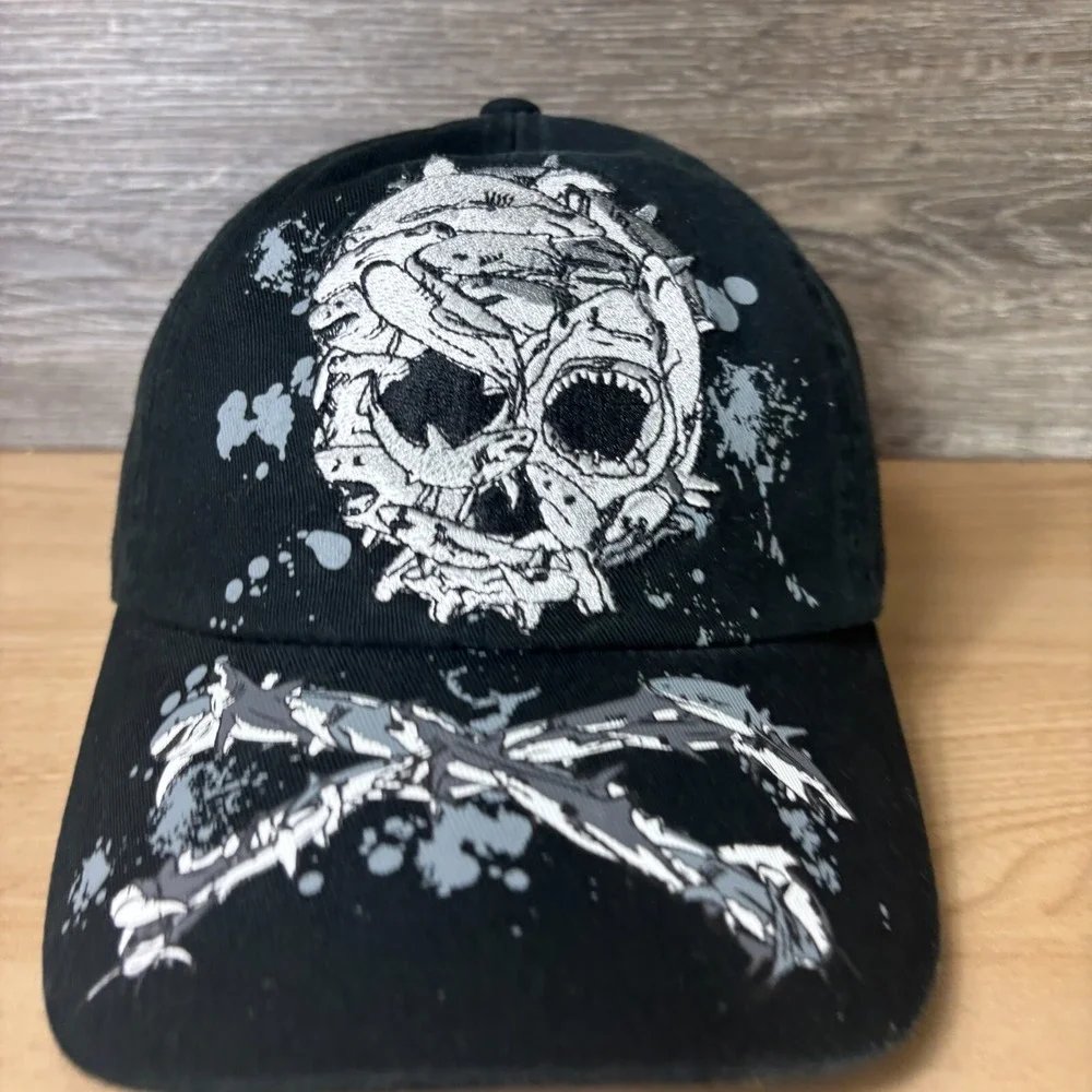 Morro Bay Hat Cap Strap Back Kids Youth Black California Adjustable
